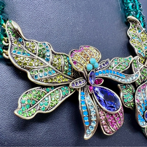 Heidi Daus Enchanting ‘Jack In The Pulpit’ Collection Statement Necklace - Picture 5 of 12